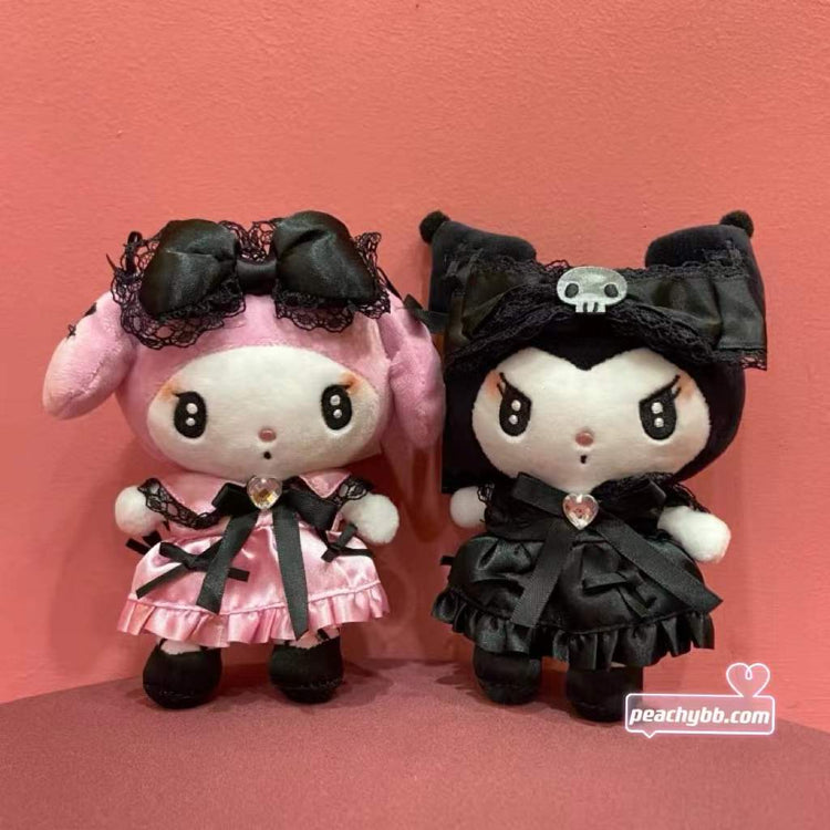 goth sanrio plush