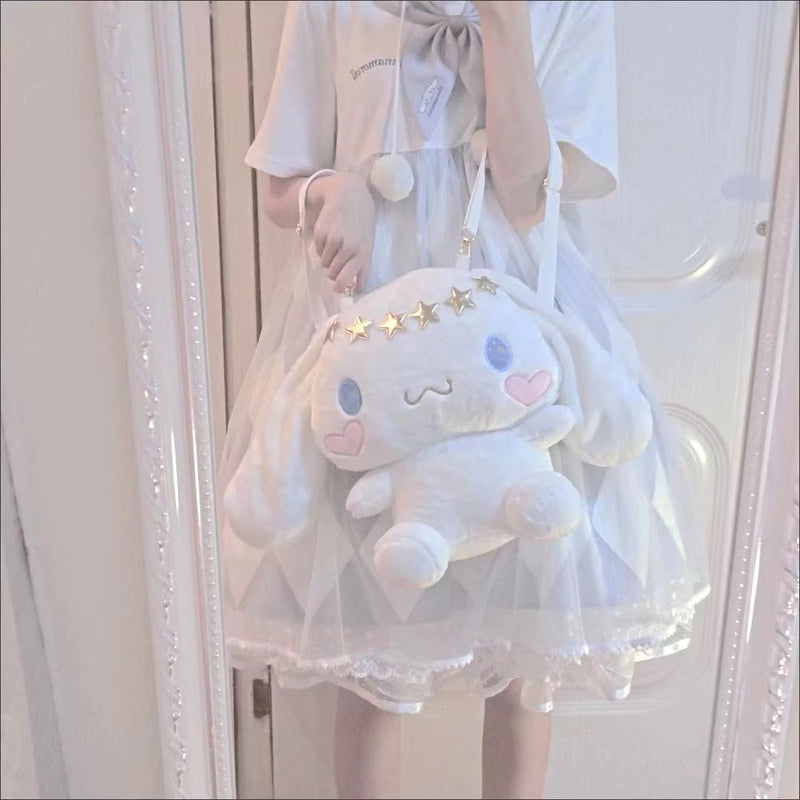 Cinnamoroll My Melody Kuromi Inspired Backpack Bookbag School Bag Back –  PeachyBaby