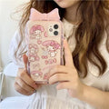 My Melody Inspired Pink iPhone Case with Silicon Bow on the Top