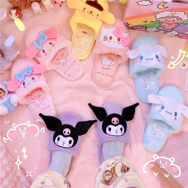 Sanrio Characters Kuromi My Melody Cinnamoroll Hello Kitty Pompompurin