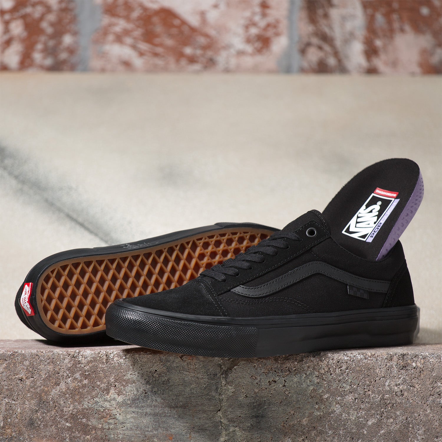 Zapatilla Skate Old Skool Pro Black Black – Vans