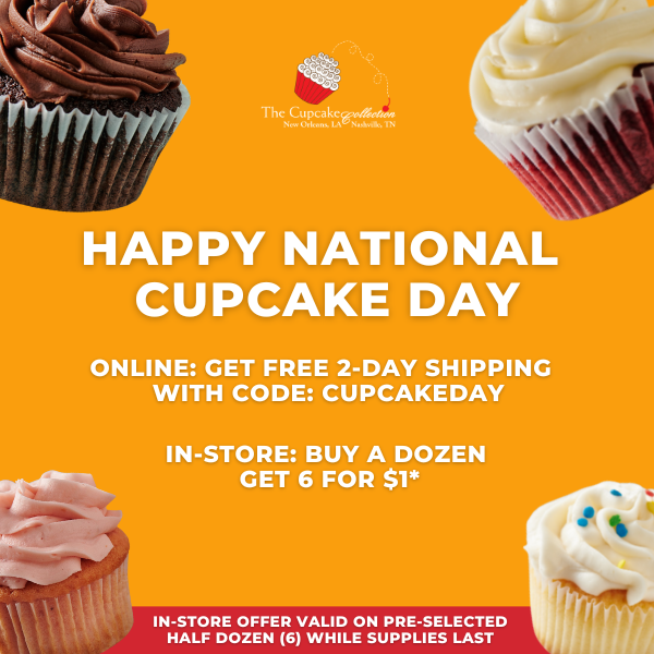 National Cupcake Day Details Flyer Get free 2day shipping with code cupcakeday at checkout