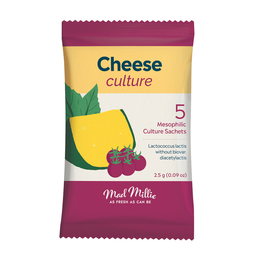 Mad Millie Cheese Culture (Mesophilic) Sachets x 5 Pack-The Living Co.
