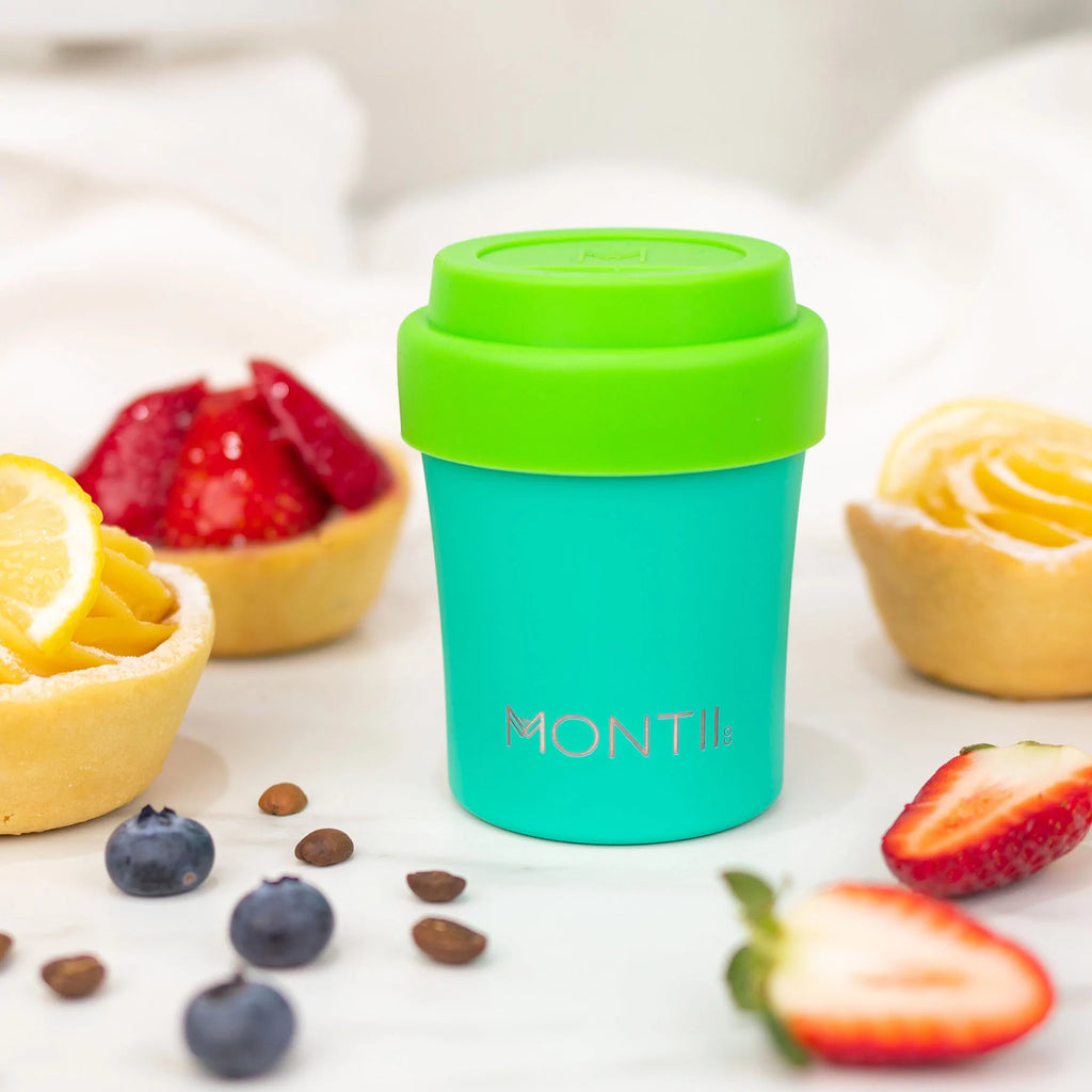 MontiiCo Kids Smoothie Cup  275ml with stainless steel and Silicone s –  AST + CO