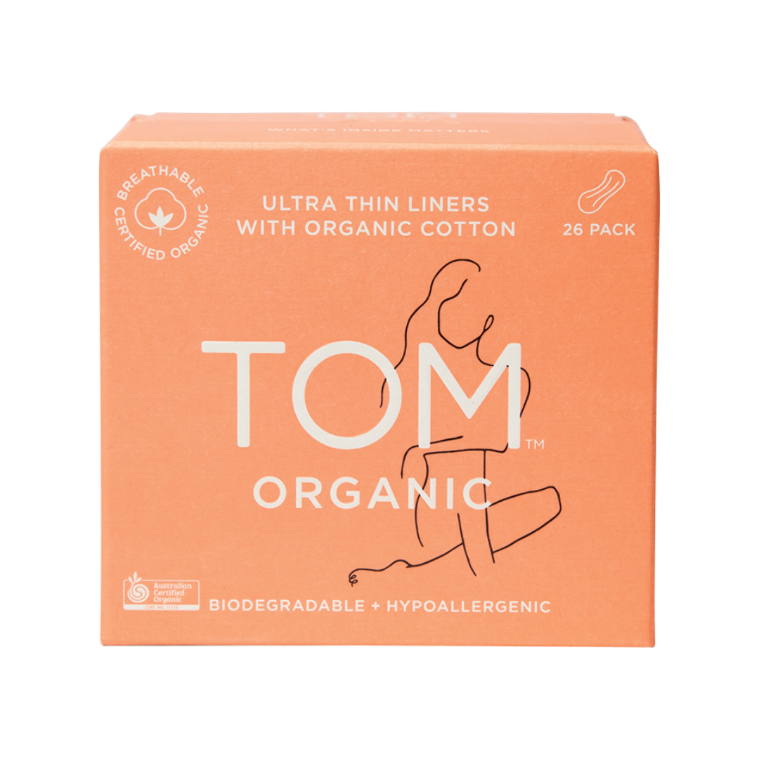 TOM Organic Period Briefs Mid Rise - Black