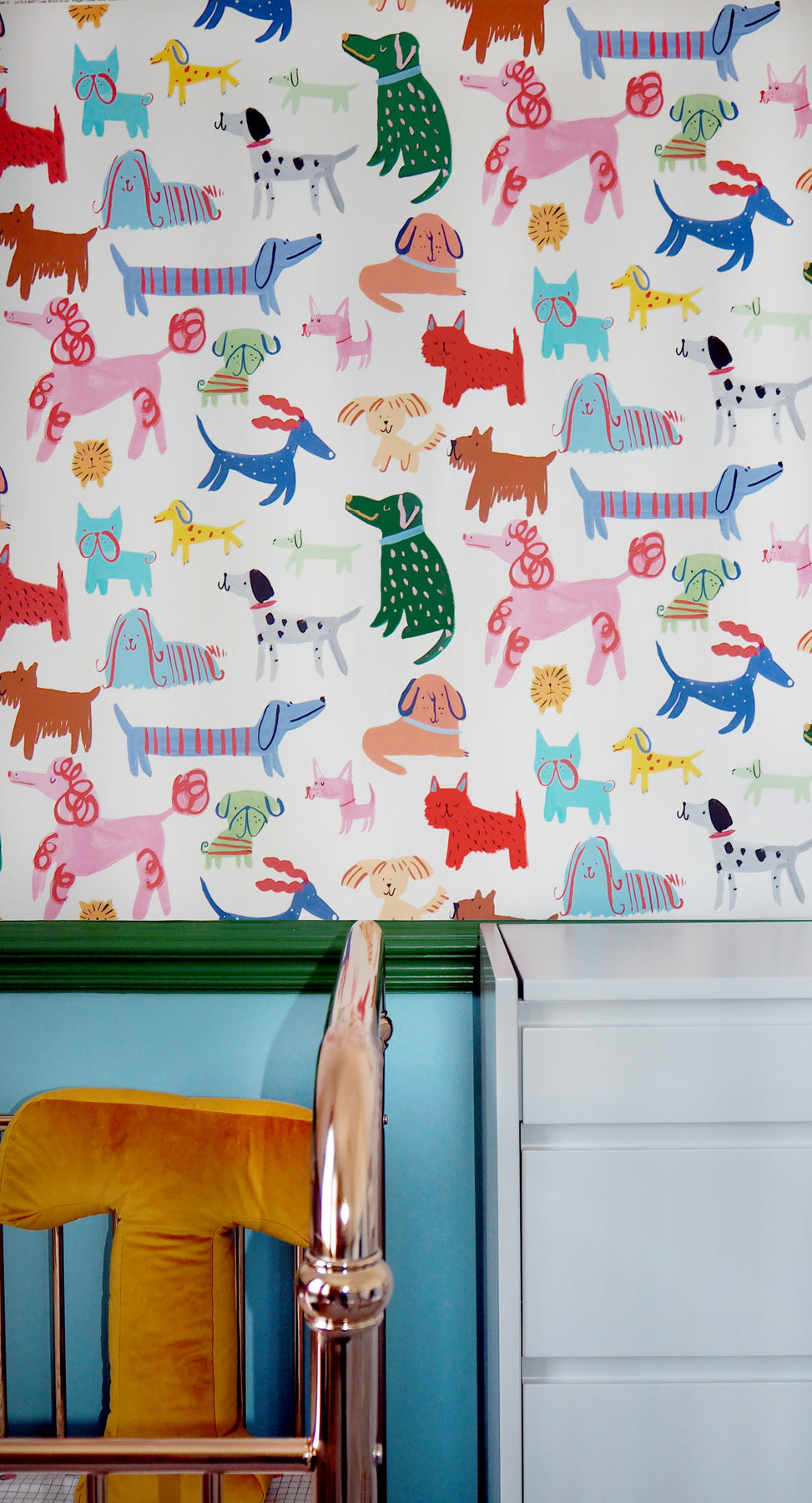 House  Home  9 Whimsical Wallpaper Ideas For Dog Lovers