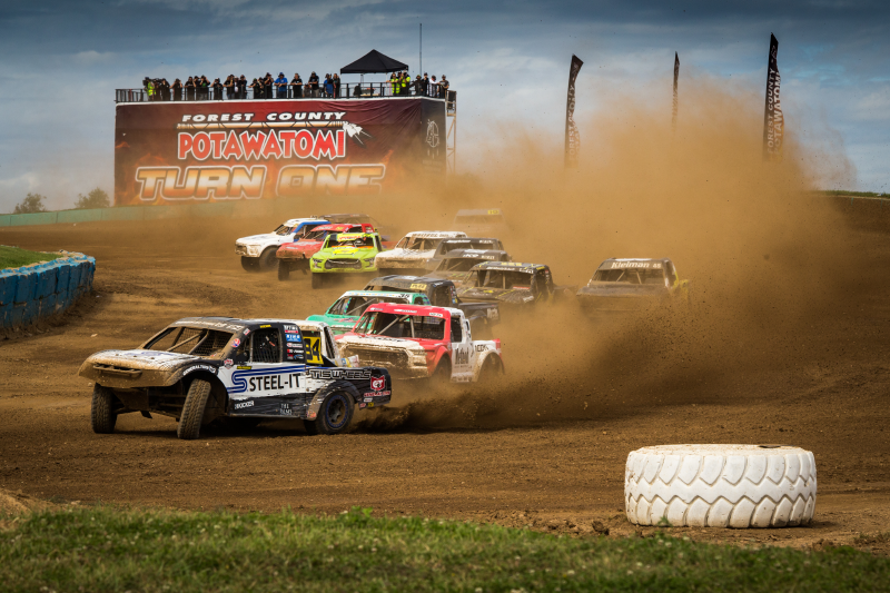 “We are still in disbelief,” says Polvoorde. “When we got to Crandon everyone was asking if we could finish with a perfect season; the pressure was on. I’ve been working hard on reaction times, but just looking down that row of trucks waiting for the land rush start was scary. You charge down into turn one, a blind, off-camber turn, wide open. We got the holeshot so I thought ok, here we go.