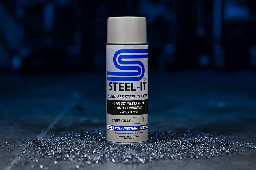 STEEL-IT Coatings, Polyurethane Aerosol, 316 Stainless Steel, Metal Paint, Anti-Corrosion Paint, Coatings