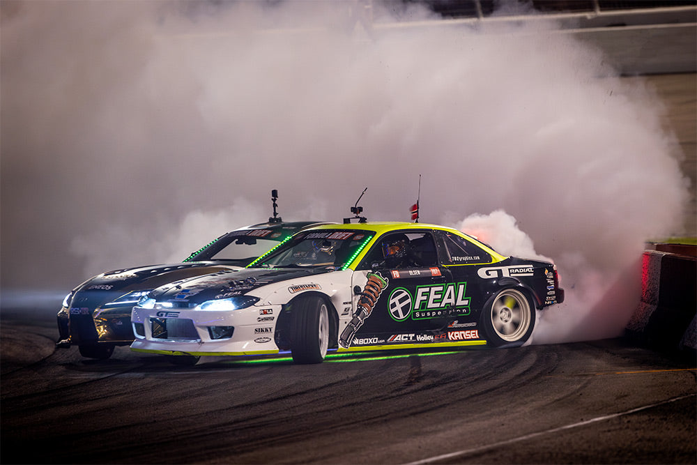 Simon Olsen, Formula Drift, STEEL-IT Coatings, Spray Paint, Auto Paint, Automotive Coatings, Bink Designs, Feal Suspension