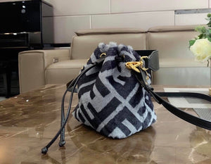 fendi fur bucket bag