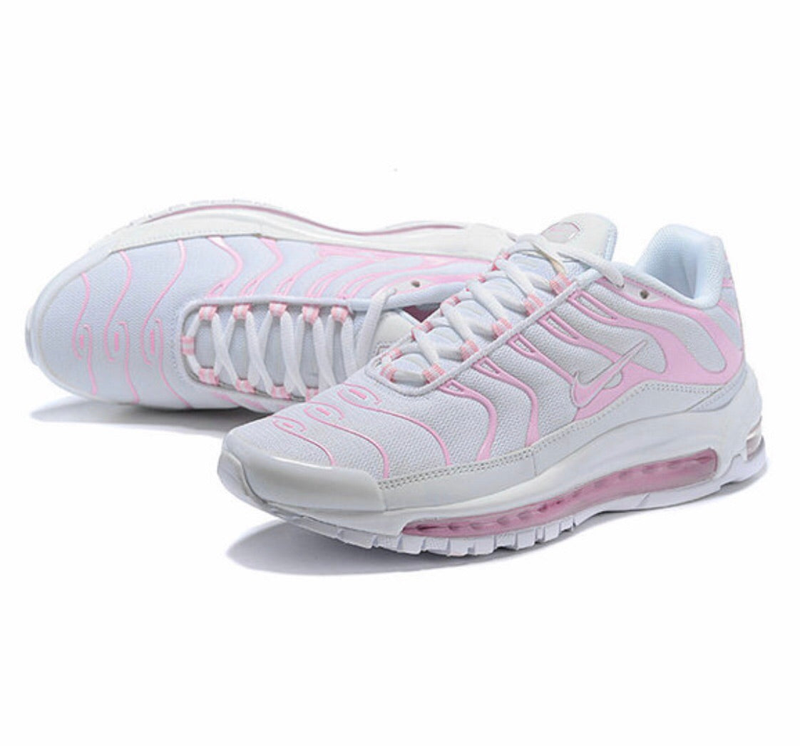 vapormax plus white and pink