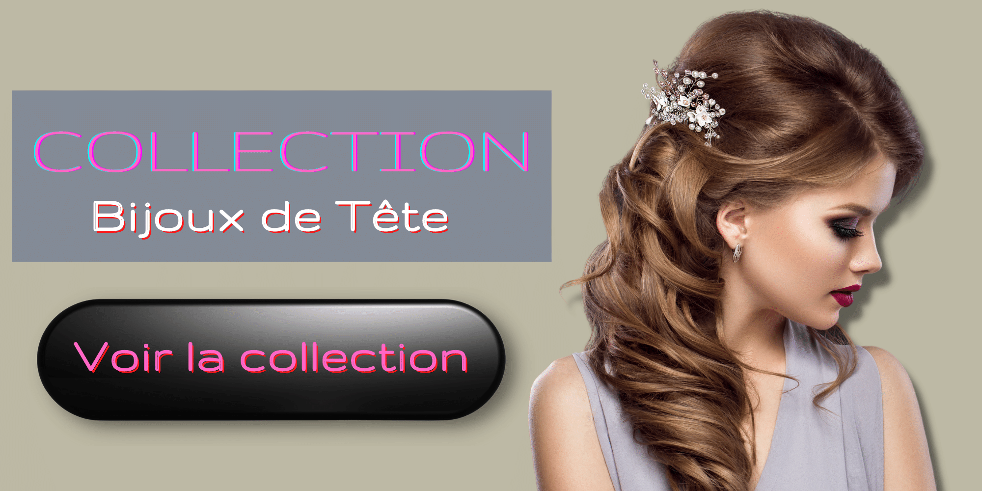 Bijoux de Tête accessoire cheveux femme