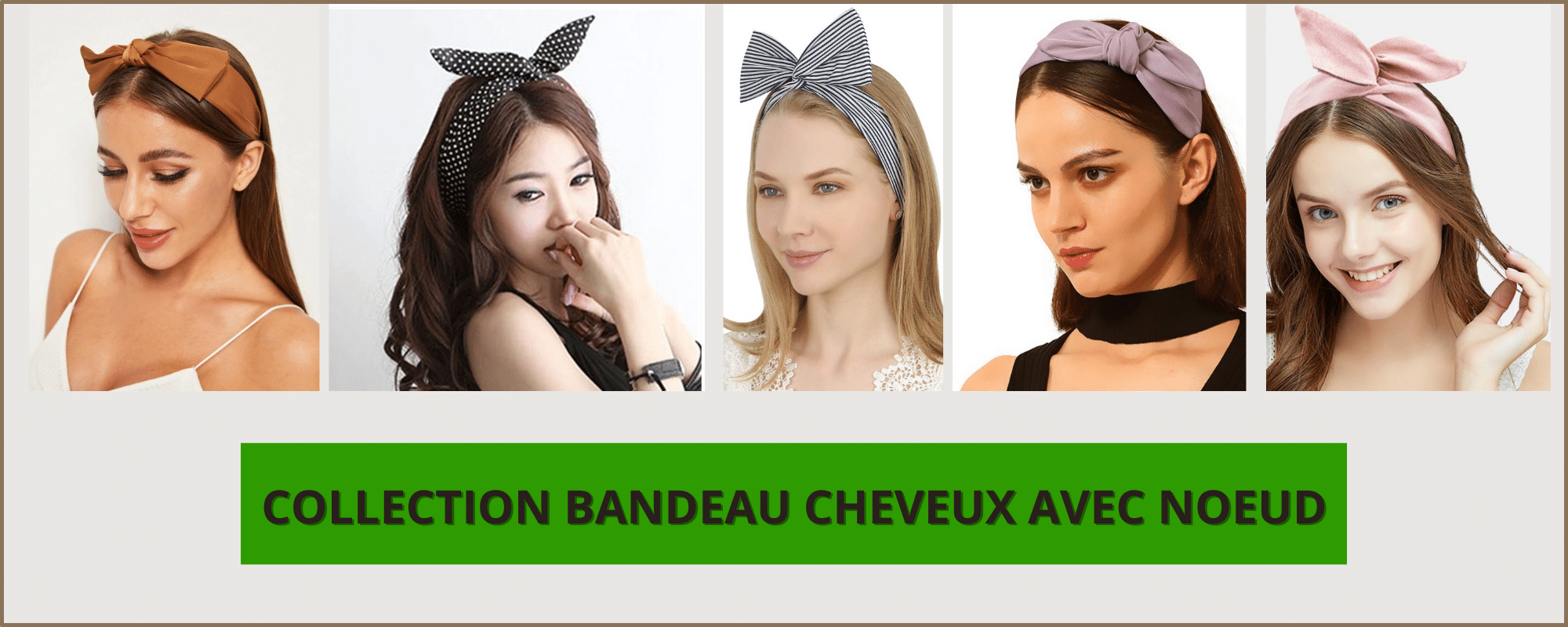 Bandeau Cheveux avec Noeud