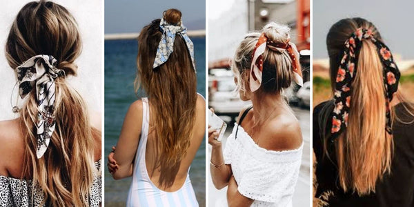 Chouchou cheveux tissu+ chouchou bandeau