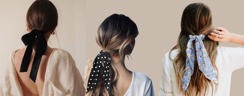 Coiffure simple avec foulard