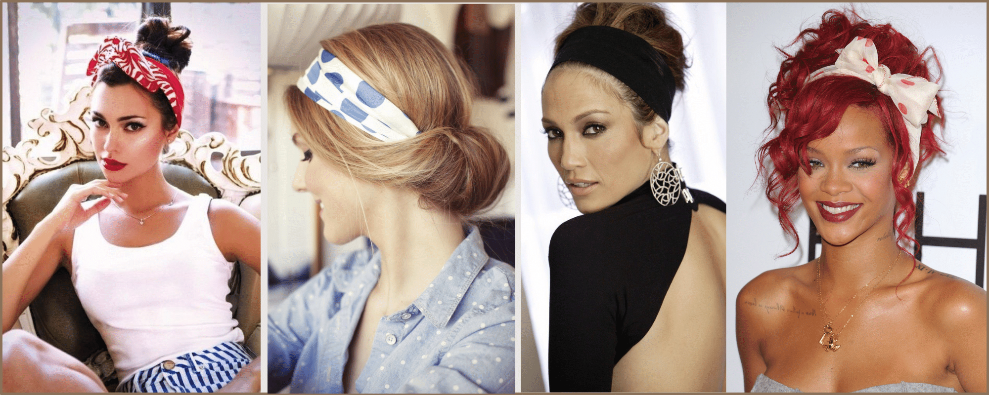 coiffure chignon avec bandeau