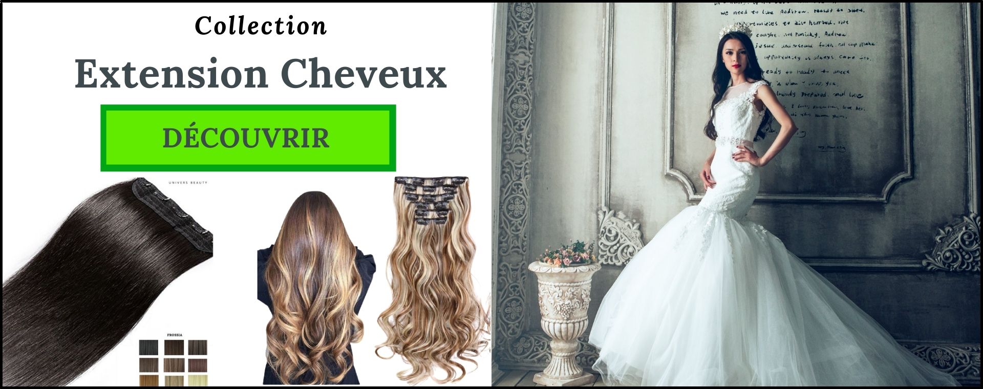 Extension cheveux a clip