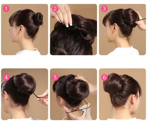 comment faire un chignon bun avec postiche