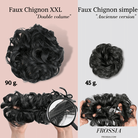 Faux chignon bun XXL | Postiche Chignon XXL | Frossia