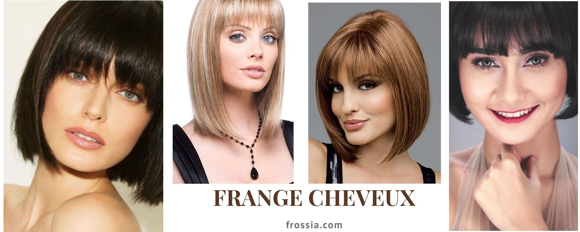 Fausse frange cheveux courts