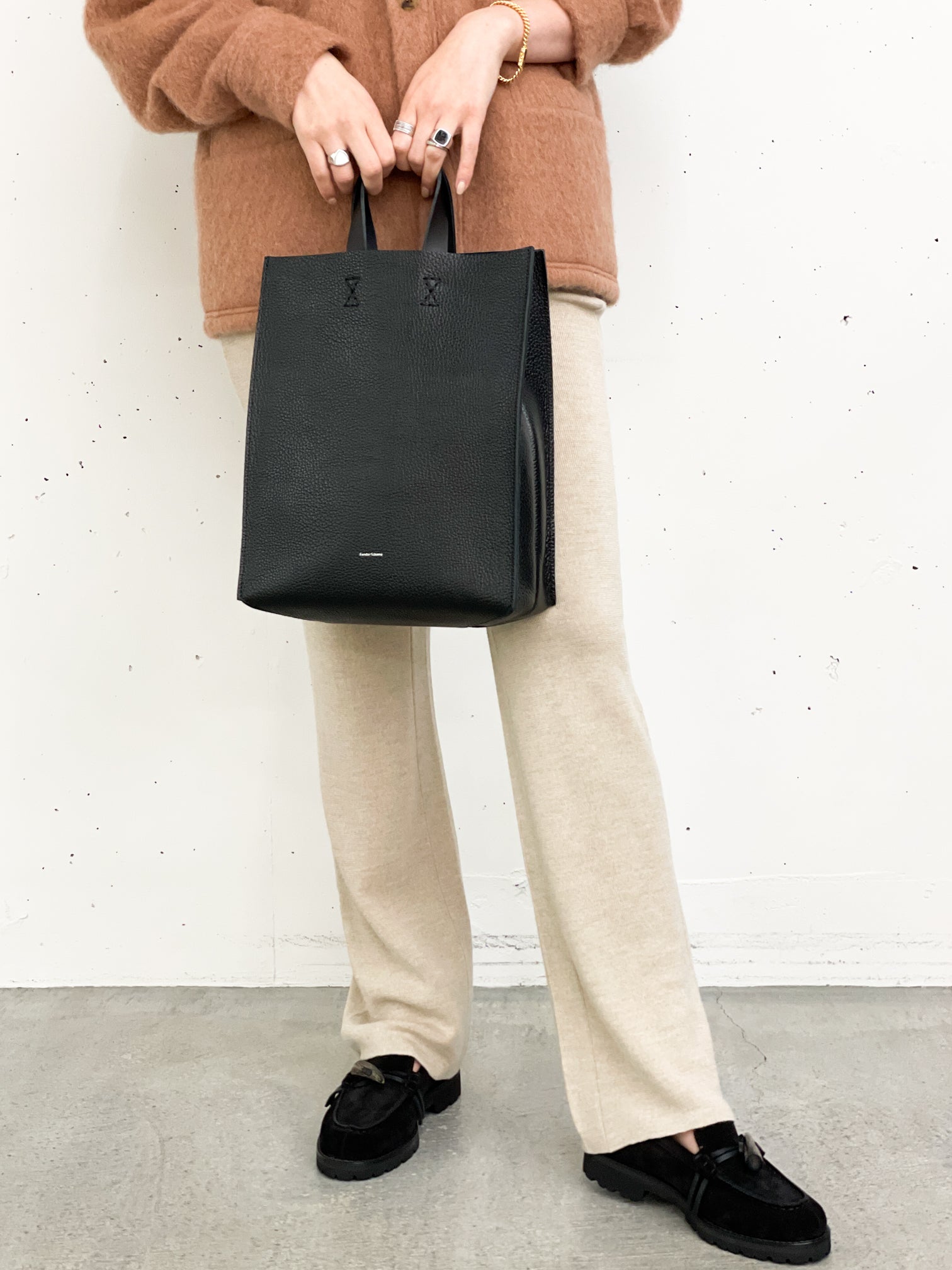 hender scheme paper bag big 新品 送料込 black demos-link.com