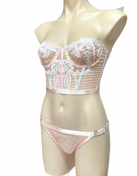 Lingerie set shown on mannequin