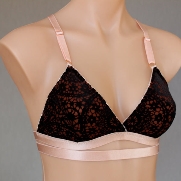 Soft Cup Full Band Bra / Bralette Sewing Pattern All Sizes. One