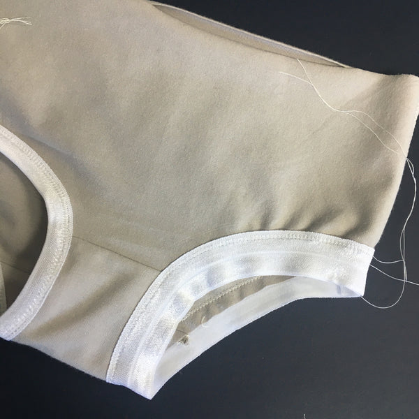 Inside view of knicker elastic