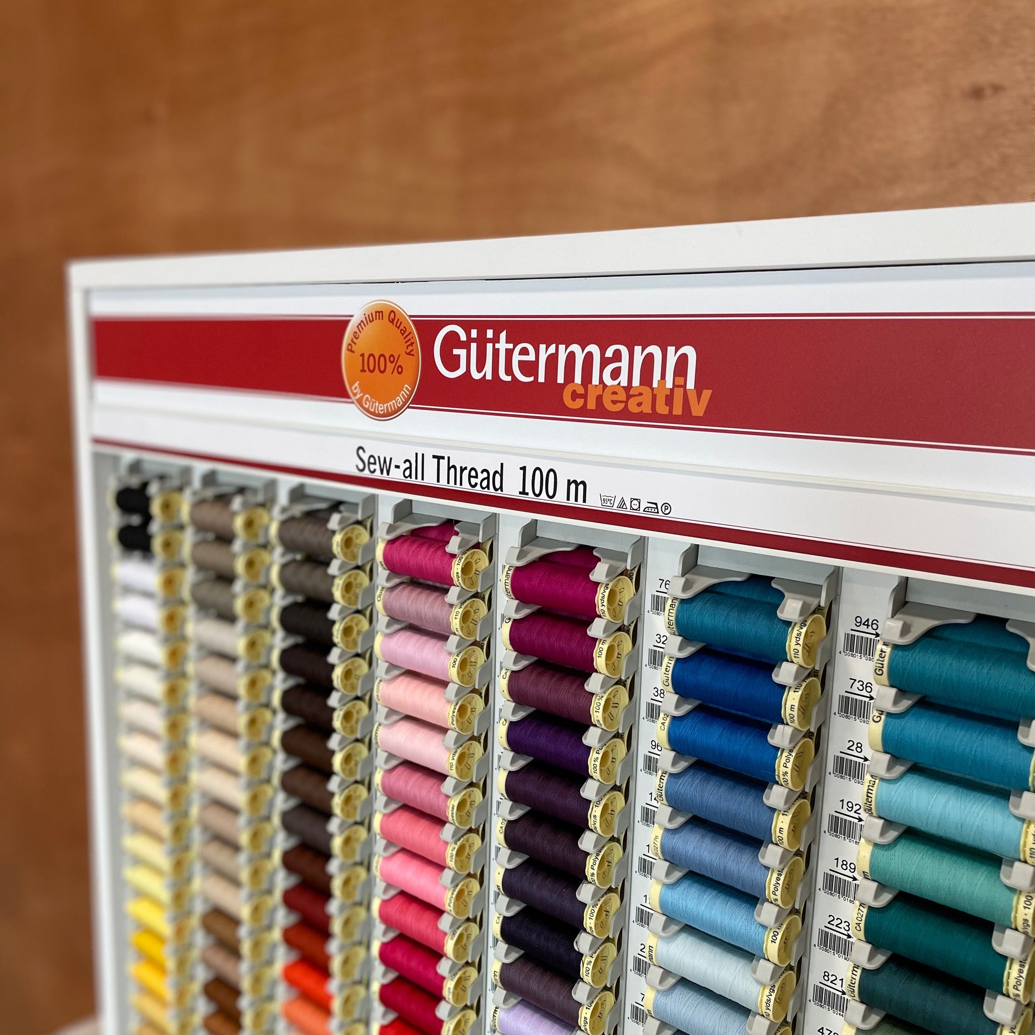 100m Gutermann Natural Cotton Thread - Choice of 157 Colours