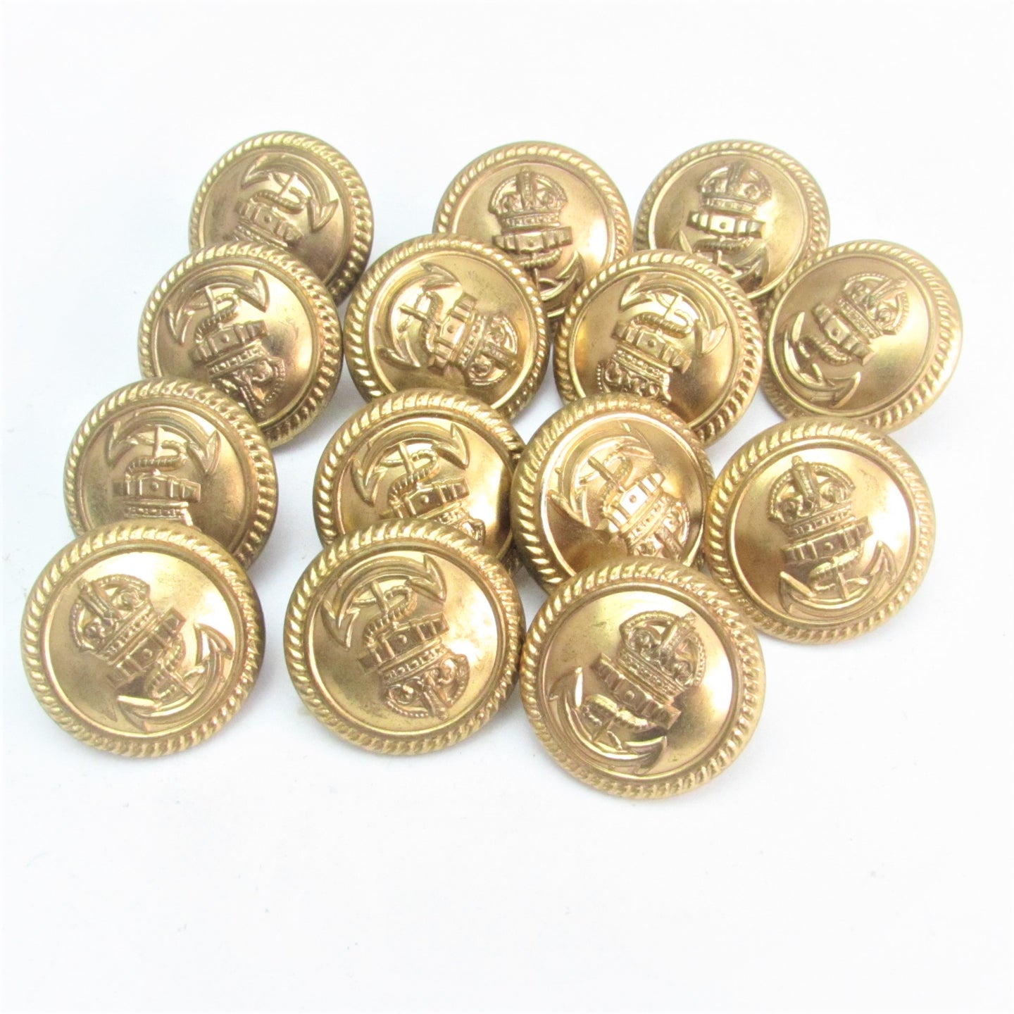 Collection of Royal Navy Buttons – OldTools.co.uk