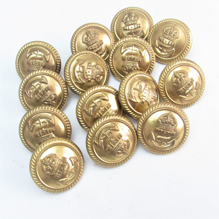 Collection of Royal Navy Buttons – OldTools.co.uk