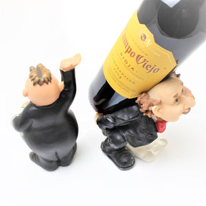 Novelty Wine Waiter Wine Bottle and Corkscrew Holder