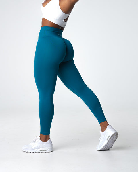 Light Grey Solid Seamless Leggings