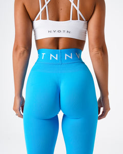 Women's Blue Workout Leggings