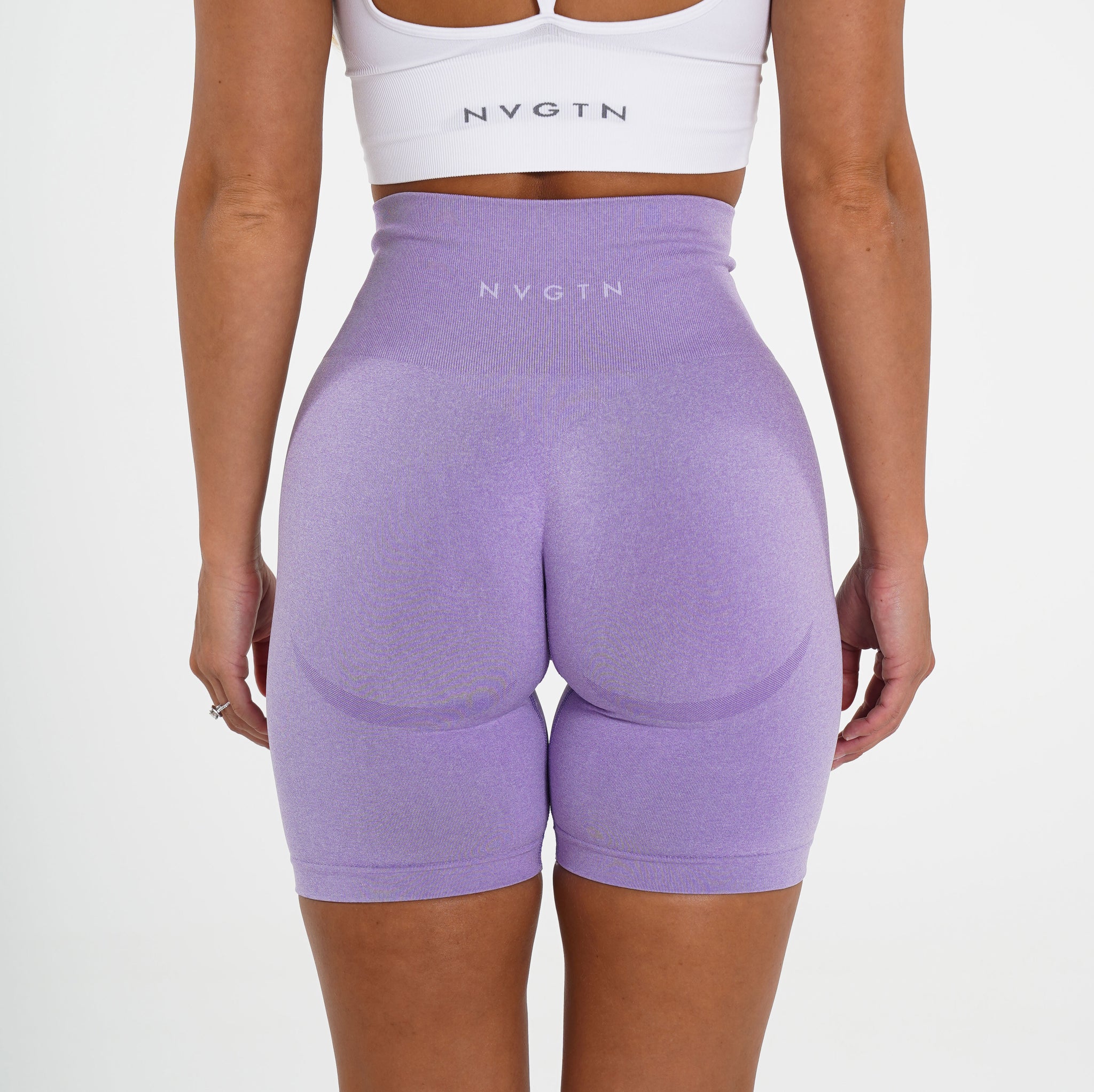 biker shorts purple