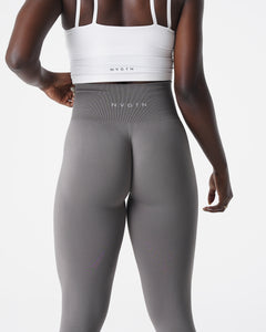 NVGTN Light Grey Solid Seamless Leggings Gray Size M - $35 (30% Off Retail)  - From Celina