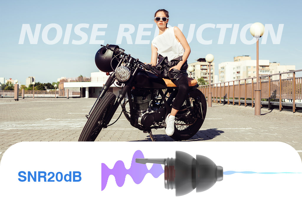 over 20db nrr earplugs for motorcycles