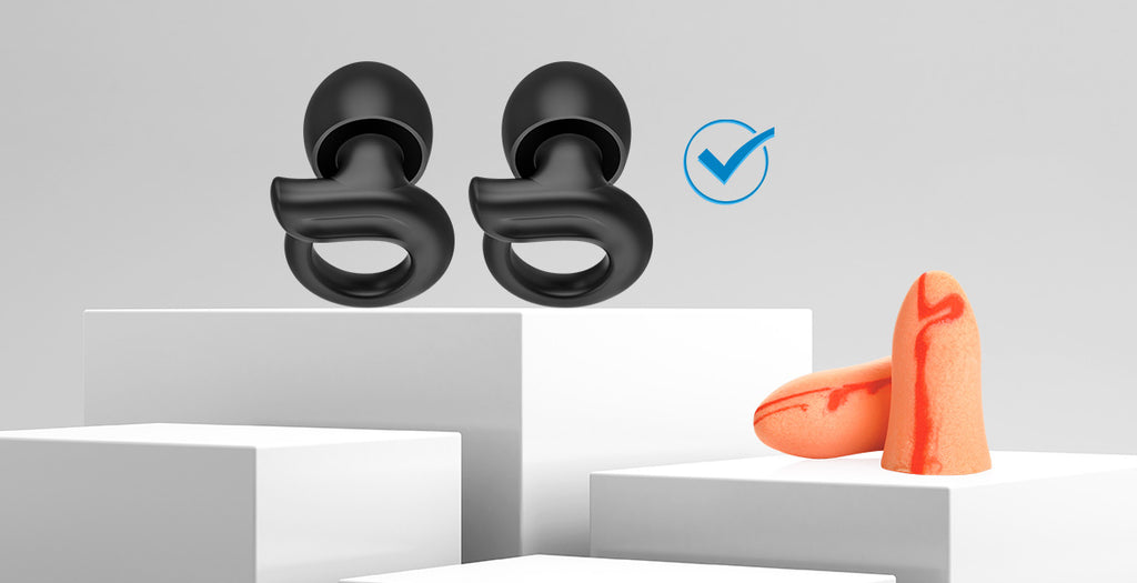 The difference between silicone earplugs and foam earplugs