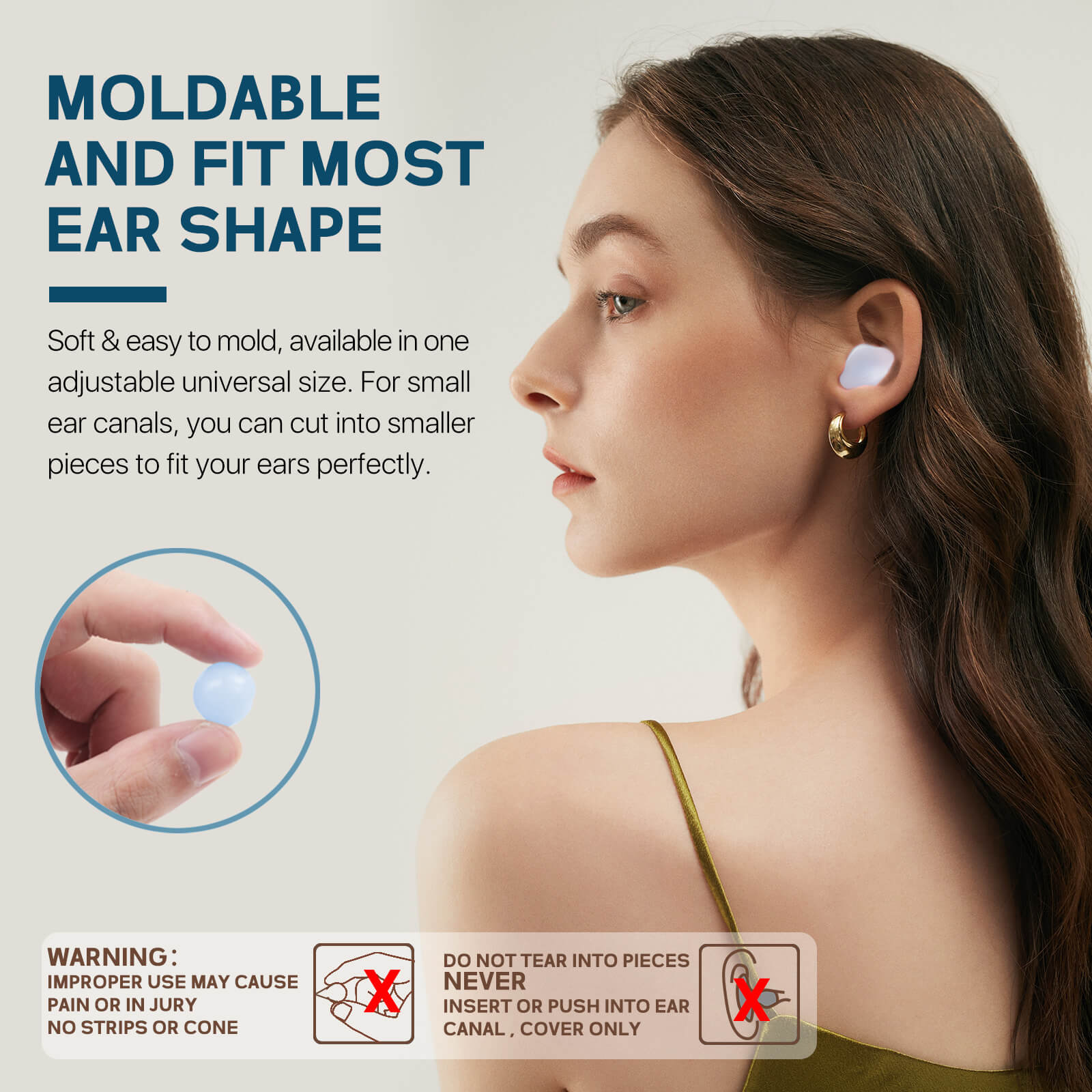 SuperBuds - Hearprotek Waterproof Noise Cancelling Sleeping Ear Plugs