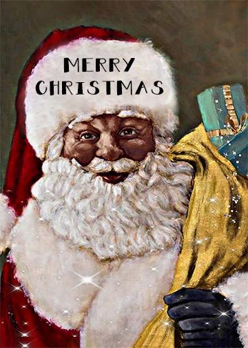 black santa claus