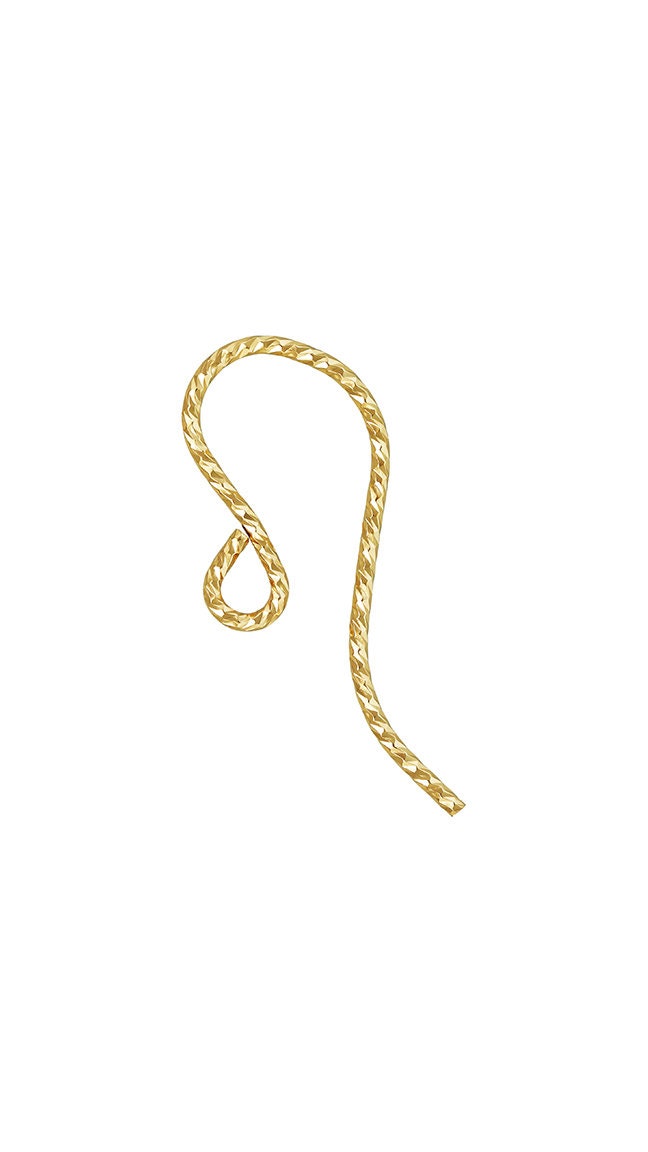  Sparkle French Ear Wire .028" (0.71mm), 14k gold filled. Made in USA. #4006381P1 