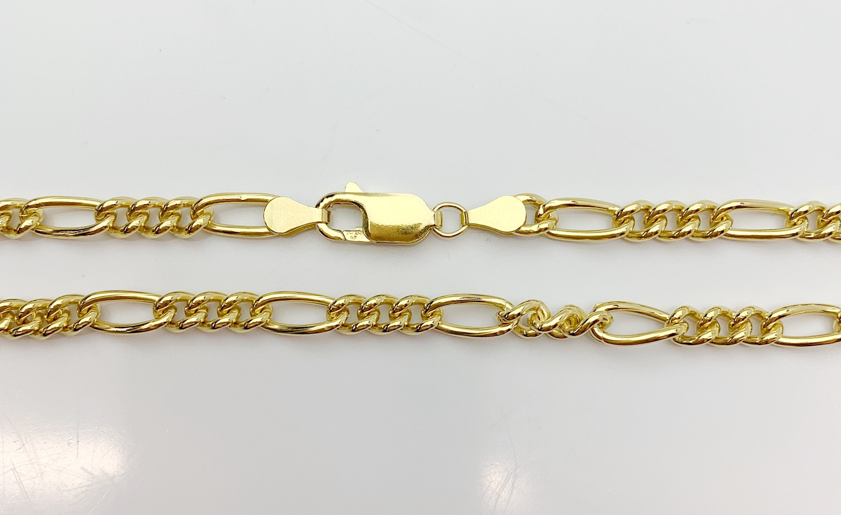  22” 14k Gold Filled Figaro Chain 4.0mm (S5031CLC) 