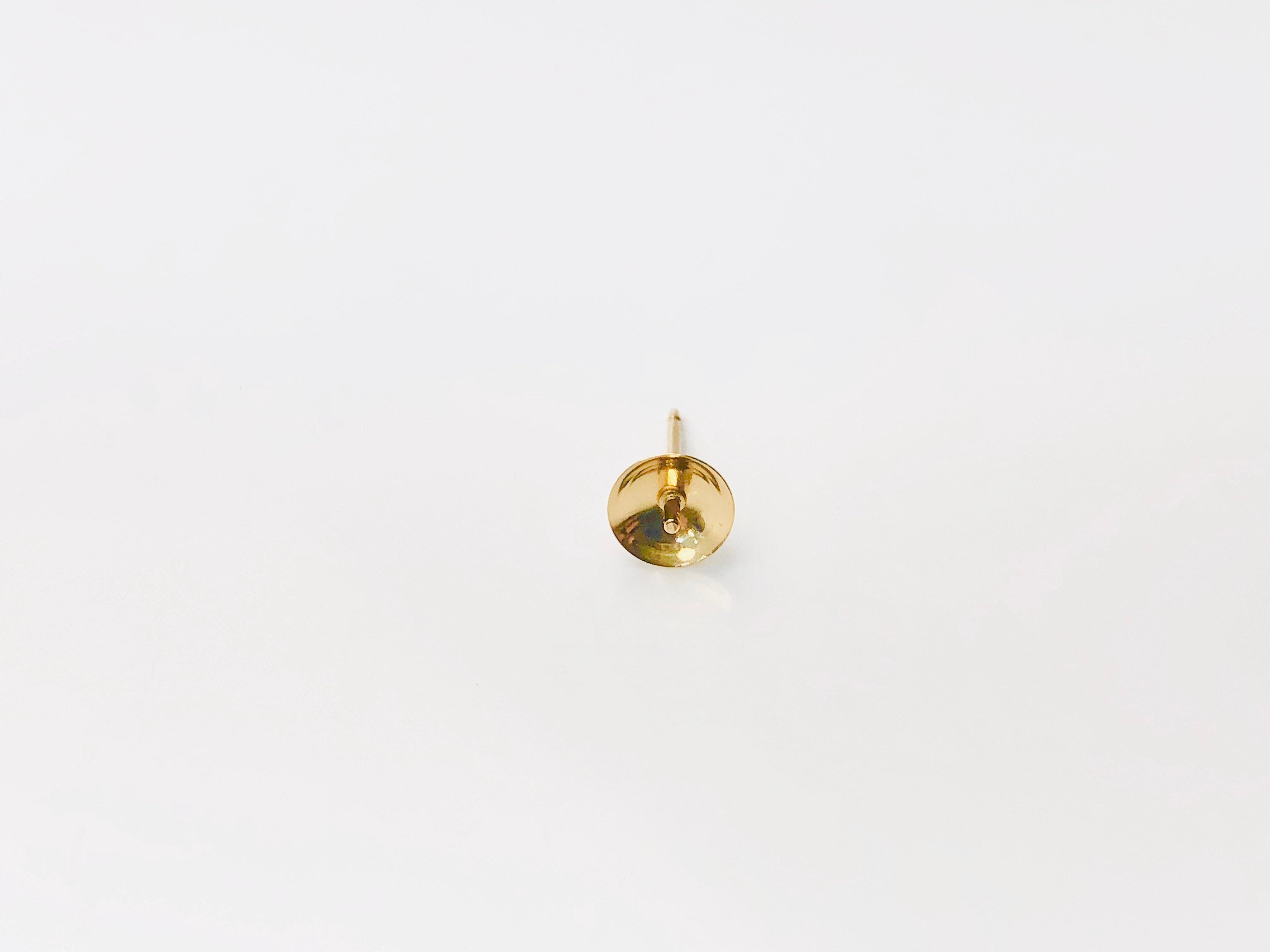  Beautiful 14KGF earring post , PADPST , Post , 14K gold filled , sku #935C-38D6PGC 