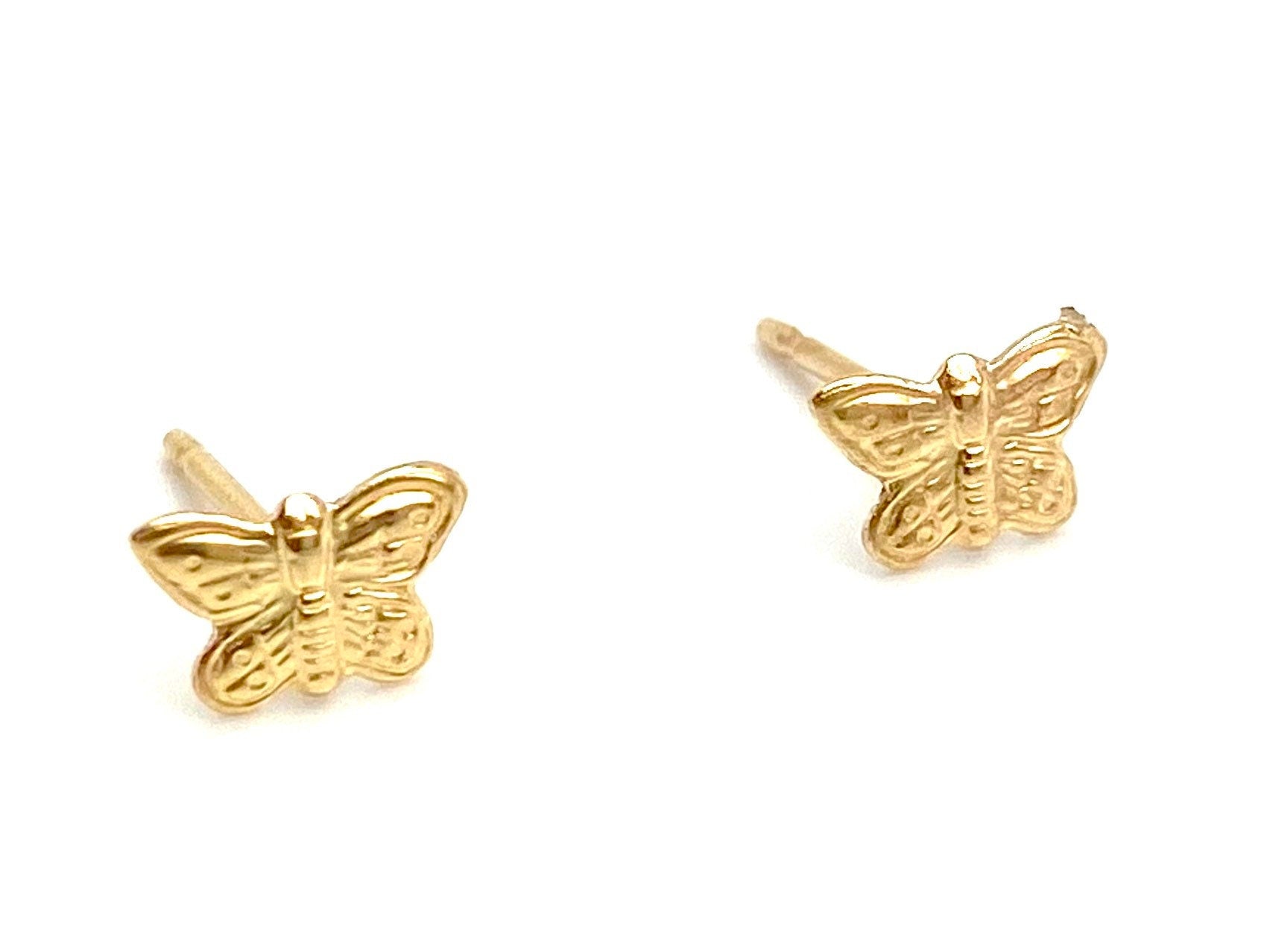  14KGF Butterfly Studs , Sku#234-4 