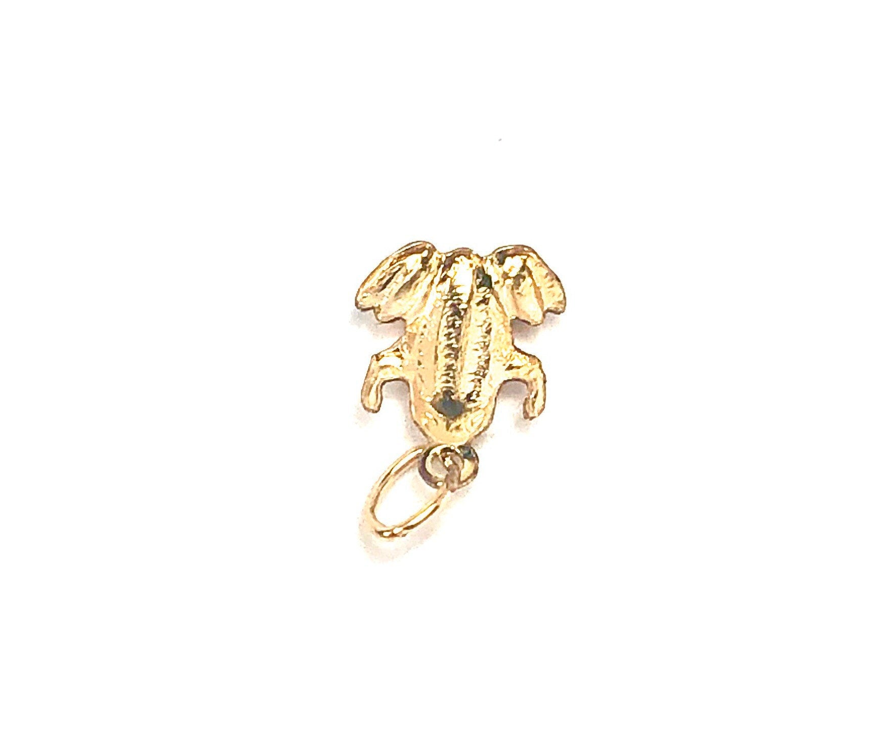  14KGF frog charm , 14K gold filled , Sku # 1857-C 