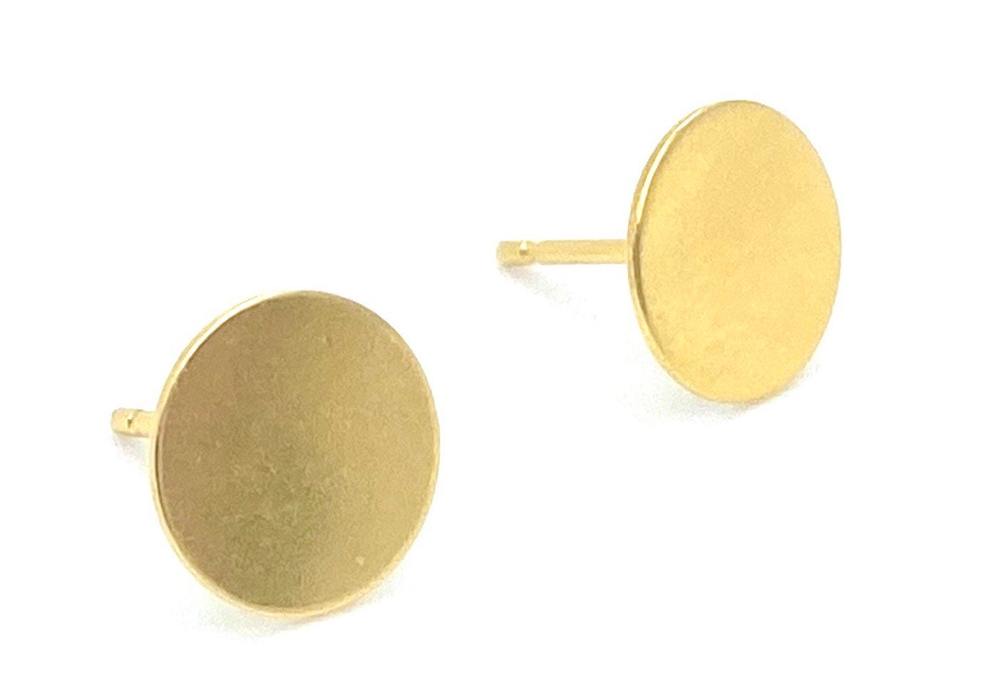  14KGF Pad Earring , Sku#GM240GPGP 