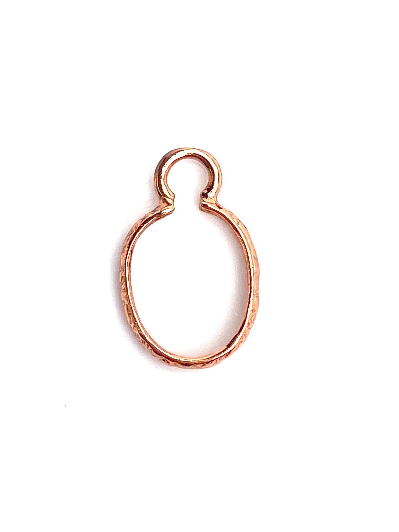  Copper Crimp Bezel Cap , Sku#CP9123 