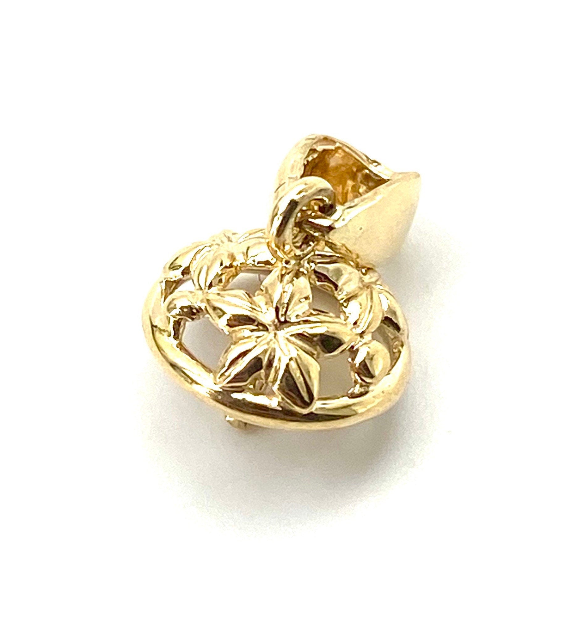  14K solid yellow gold bail, SKU# TP-008 