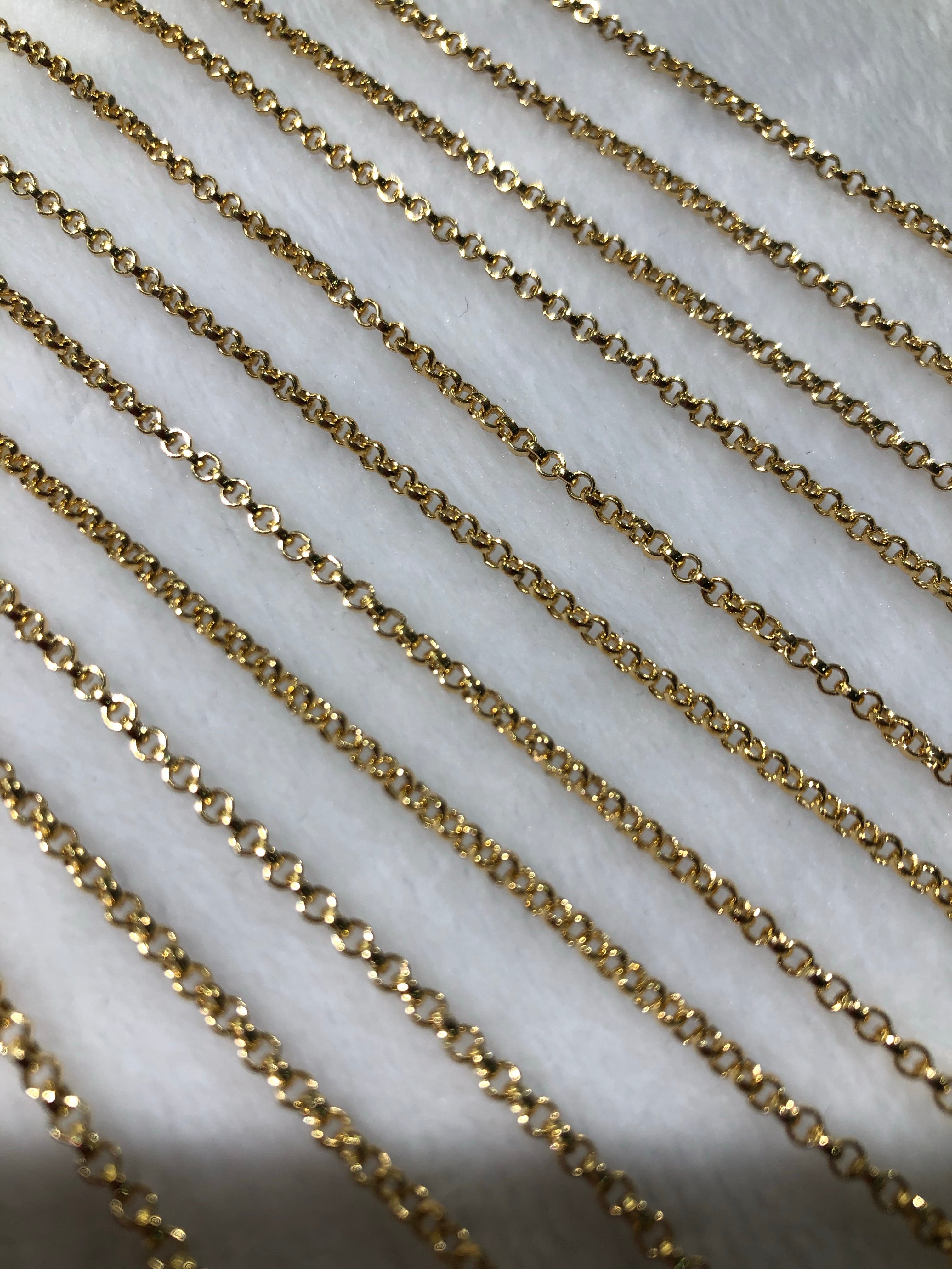  14K Gold-filled Rolo Chain 