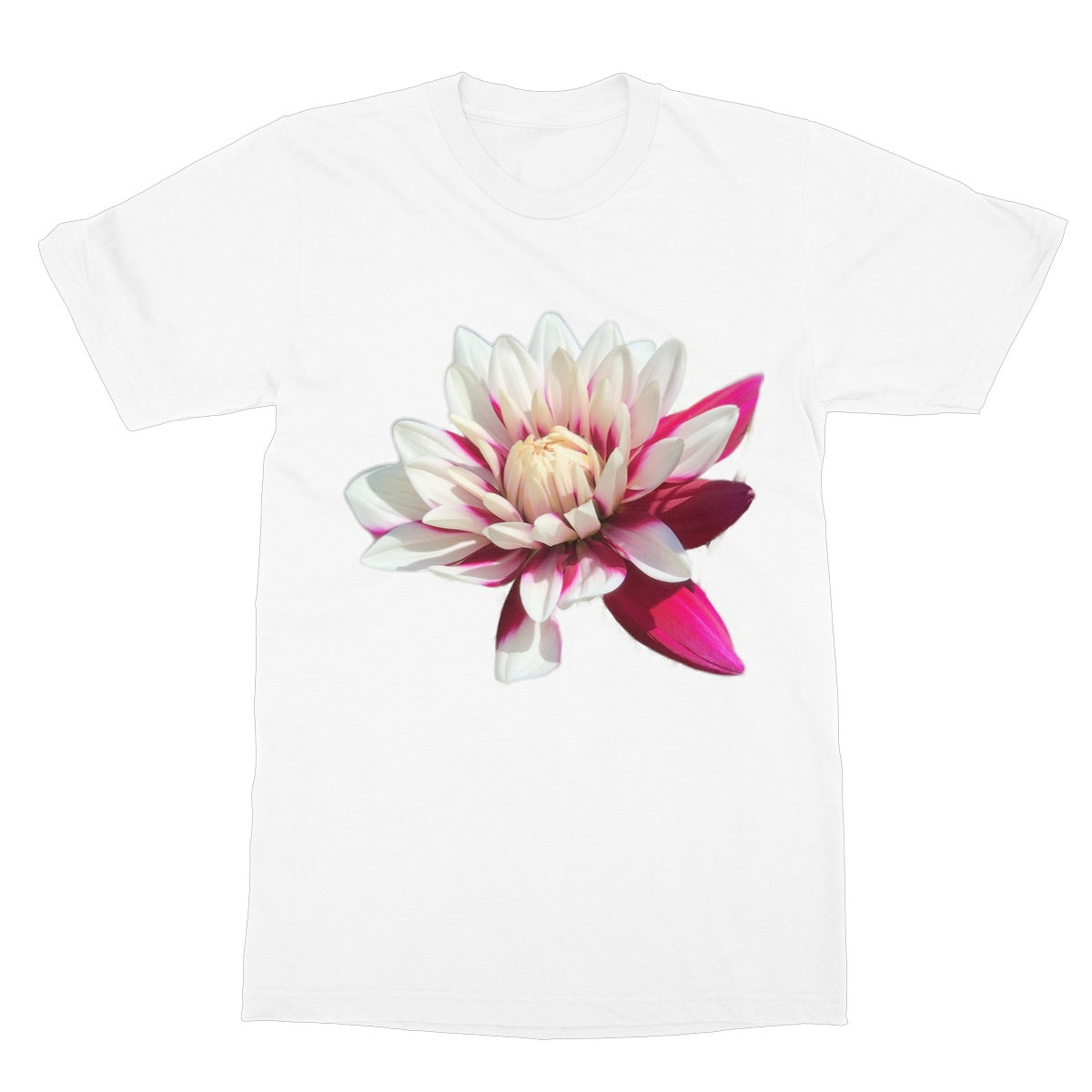 Pink Dahlia T-Shirt - Nature of Flowers
